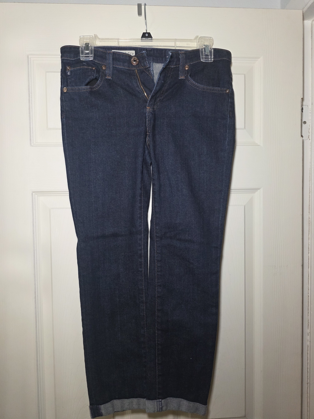 Ag Adriano Goldschmied Dark Indigo Straight-Leg Jeans